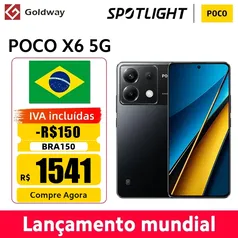 (Do Brasil) Smartphone POCO X6 5G 12/512GB | Versão global