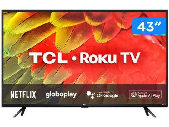 Smart Tv 43 Full Hd Led Tcl Rs530 60Hz Wi-Fi  - 3 Hdmi 1 Usb