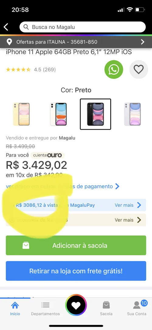 Imagen na descrição da promoção