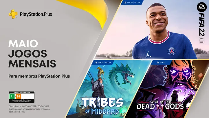 [PS PLUS]: FIFA 22, Tribes of Midgard, Curse of the Dead Gods 