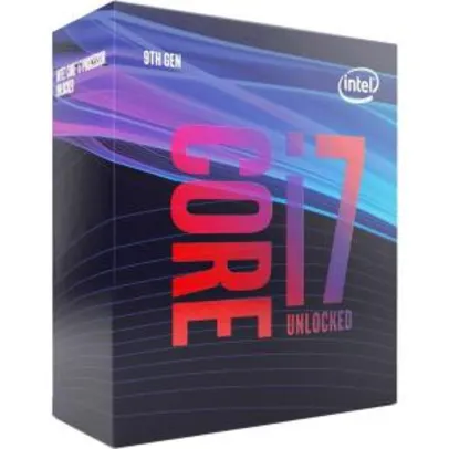 Processador Intel Core i7-9700K Coffee Lake Refresh, Cache 12MB, 3.6GHz (4.9GHz Max Turbo), LGA 1151 - BX80684I79700K R$2100