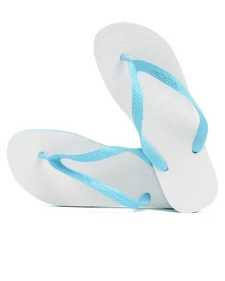 Chinelo Tiras Tradicional Havaianas - Azul Claro/Branco