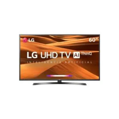 Smart TV Ultra HD LED 60'' LG 4K com Smart Magic 60UM7270PSA R$ 2891