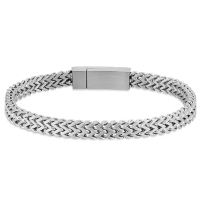 Pulseira Life Masculina Aço 19,5 cm