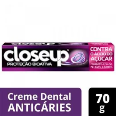 Creme Dental Close Up Proteção Bioativa - 3 unidades | R$6