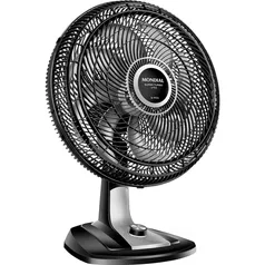 Ventilador de Mesa Mondial VTX-40-8P Super Turbo 3 Velocidades 40cm Preto/Cinza