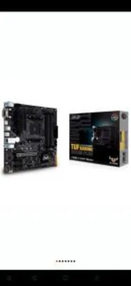 Placa-Mãe Asus TUF Gaming A520M-Plus, AMD AM4, mATX, DDR4 | R$580