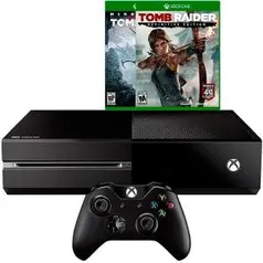 [Americanas] Console Xbox One 1TB + 2 Jogos Tomb Raider + 1 Controle sem Fio - por R$ 1500