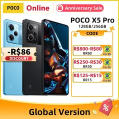 Smartphone Poco X5 Pro 5G 6/128GB, Versão global