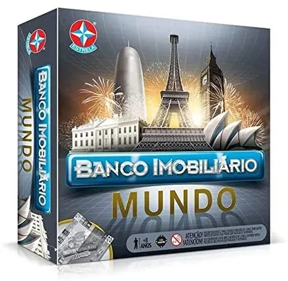 Jogo Banco Imobiliário Mundo - Estrela | R$ 75
