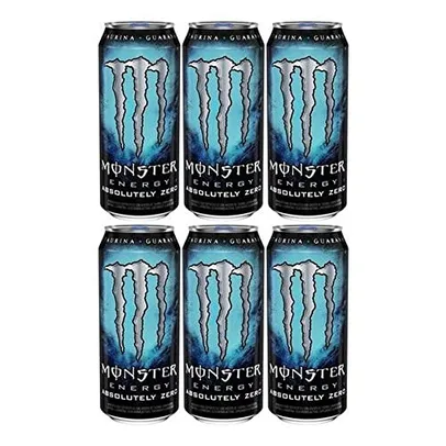 Pack de Monster Absolutely Zero LT 473ml - Unidade 6 unidades