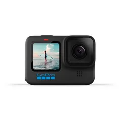 GoPro Hero 10 Black à Prova de Água 5,3K 23MP Wi-Fi Bluetooth HyperSmooth 4.0.