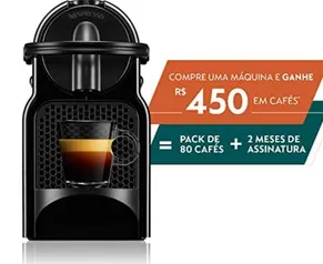 Cafeteira nespresso inissia preta 220v 	| R$279