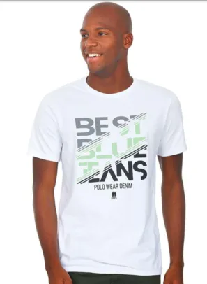 Camiseta Masculina Gc Estampado Polo Wear Branco