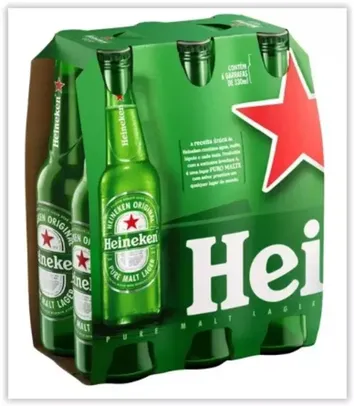 [Cliente Ouro/App/ Leve 3] Cerveja Heineken Premium Puro Malte Lager