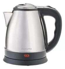 Chaleira Elétrica Agratto 1,8l Ce-01 Pratic Inox Preta 127v