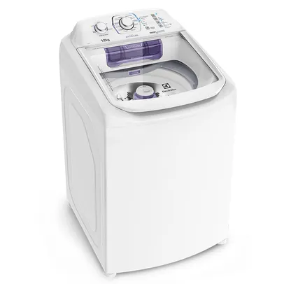 Máquina de Lavar Electrolux 12kg Branca Turbo Economia Silenciosa com Cesto Inox (LAC12) 