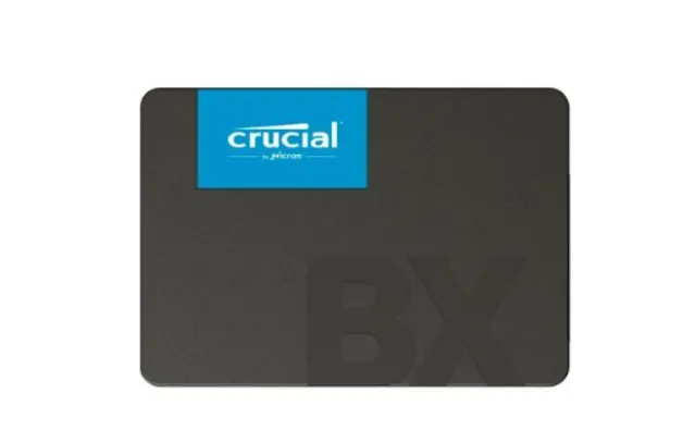 SSD Crucial BX500, 240GB, SATA, Leitura 540MB/s, Gravação 500MB/s - CT240BX500SSD1