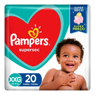 [APP] Fraldas Pampers Supersec xxg 20 Unidades