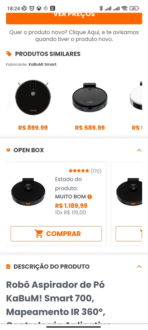 Imagen na descrição da promoção