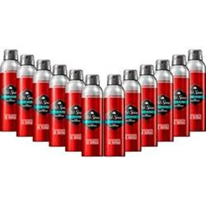[Sou Barato] ​Kit com 12 Desodorantes Antitranspirante Old Spice ou Gillete Jato Seco - por R$ 81