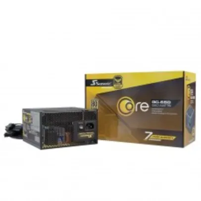 Fonte Seasonic Core GC-550, 500W, 80 Plus Gold