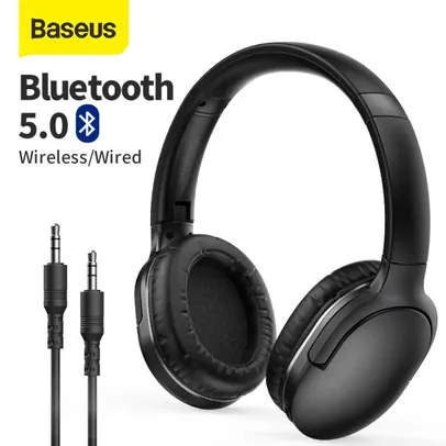 fones de ouvido sem fio bluetooth 5.0 Baseus | R$ 170