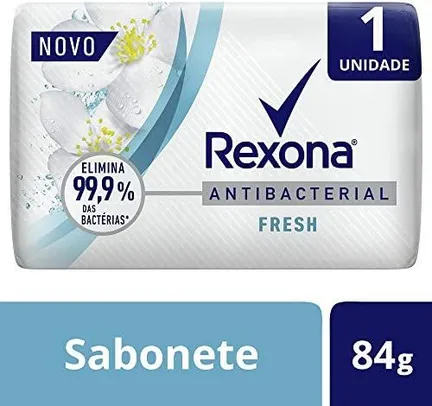 [Prime] Sabonete em Barra Rexona Antibacterial Fresh 84g R$0,85