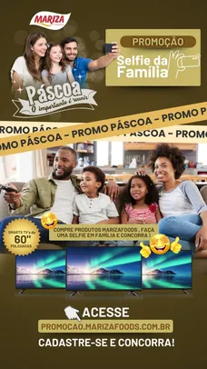 Concorra a uma Smart TV 60 Polegadas