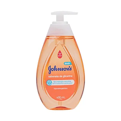 [REC]Johnson's Baby Sabonete Líquido Glicerina Da Cabeça Aos Pés, 400ml