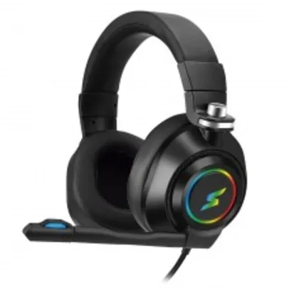 Headset Gamer SuperFrame MAESTRO, 7.1 Surround, RGB, USB, Drives de 50mm, Black