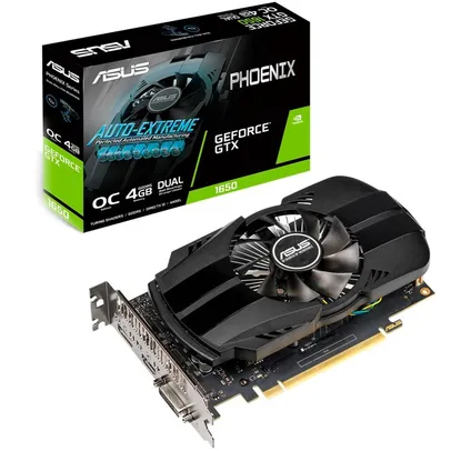 Placa de Vídeo Asus Phoenix NVIDIA GeForce GTX 1650 OC, 4GB, GDDR5 - PH-GTX1650-O4G