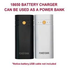 [Imposto Incluso] Carregador Power Bank Box para o telefone, carregamento USB Tipo C  DIY, 5V, 2A, 6000mAh