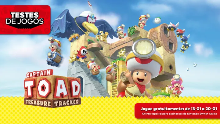 Teste o Captain Toad: Treasure Tracker para o Nintendo Switch