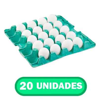 [REGIONAL] Ovos Brancos Carrefour 20 Unidades