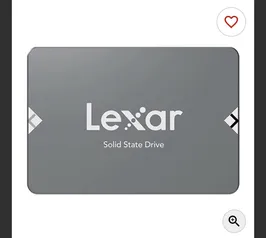 SSD Lexar NS100, 512GB, Sata III 6GB/s, Leitura 550MB/s, Gravacao 520MB/s, LNS100-512RBNA