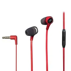 Earbuds HyperX Cloud, Preto Com Vermelho