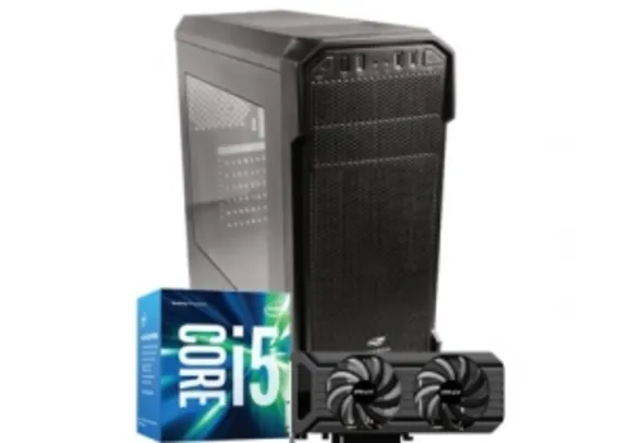 COMPUTADOR PICHAU GAMER, I5-6400, PNY GTX 1060 6GB, 8GB DDR4, 1TB, 500W - R$3.049