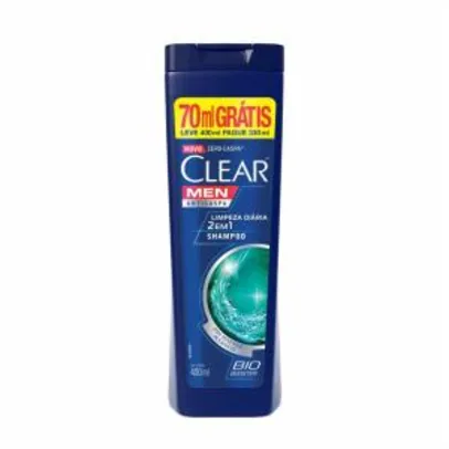 Shampoo Clear Limpeza Diaria 2 Em 1 400ml - 3 unidades | R$ 38