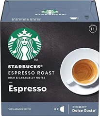 Café em Cápsula, Starbucks, Nescafé, Dolce Gusto, Espresso Roast, 12 Cápsulas