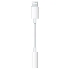 Adaptador de Lightning para conector de fones de ouvido de 3,5 mm