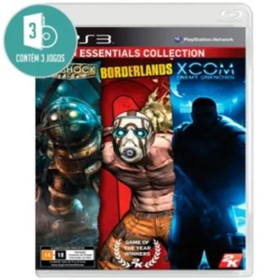 [Ricardo Eletro] Jogo 2K Essentials Collection - PS3 - XCOM: Enemy Within, BioShock e Borderlands - R$54