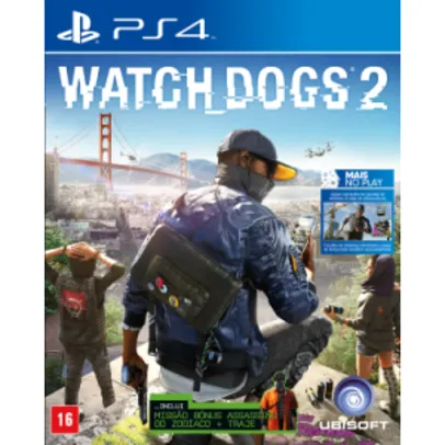 PS4 WATCH DOGS 2 LIMITED EDITION Por R$ 199