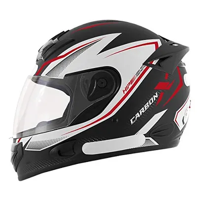 Capacete Mixs MX2 Carbon Fosco 62 Vermelho, Pro Tork 2