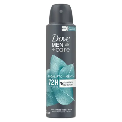 (50% na 2 unid.) Antitranspirante Aerossol Dove Men+Care Eucalipto e Menta 150 ml