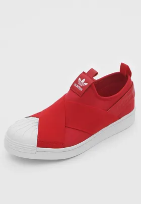 Tênis adidas Originals Superstar Slip On Vermelho