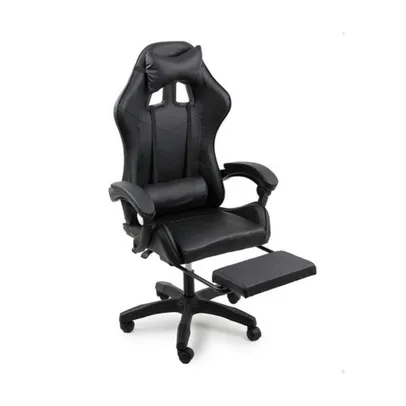 Cadeira Gamer Stillus Ergonômica Com Apoio Para Os Pés - Preto