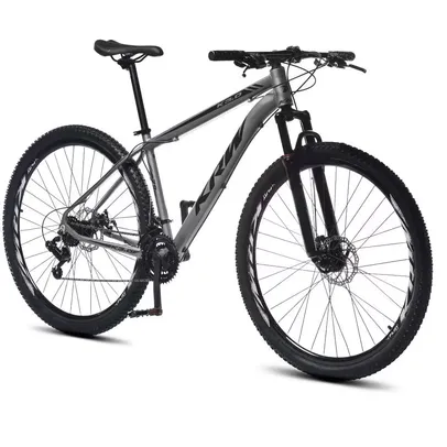 Bicicleta aro 29 KRW Alumínio 24 Velocidades Marchas Freio a Disco Suspensão dianteira MountainBikeX32