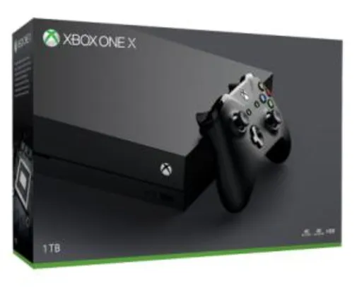 Console Xbox One X 4K 1Tb | R$2.375