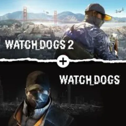 Watch Dogs 1 + Watch Dogs 2 Standard Editions Bundle - R$63